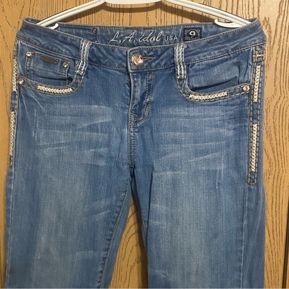 LA idol women’s jeans size 9 - Picture 3 of 6